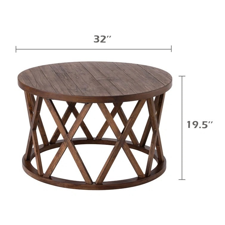 Aarohi Solid Wood Coffee Table for Living Room