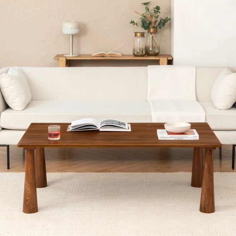 Kiara Solid Wood Coffee Table for Living Room