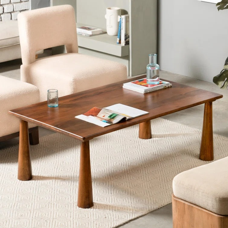 Kiara Solid Wood Coffee Table for Living Room