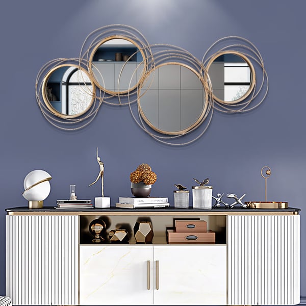 Jeffrey Metal Wall Mirrors
