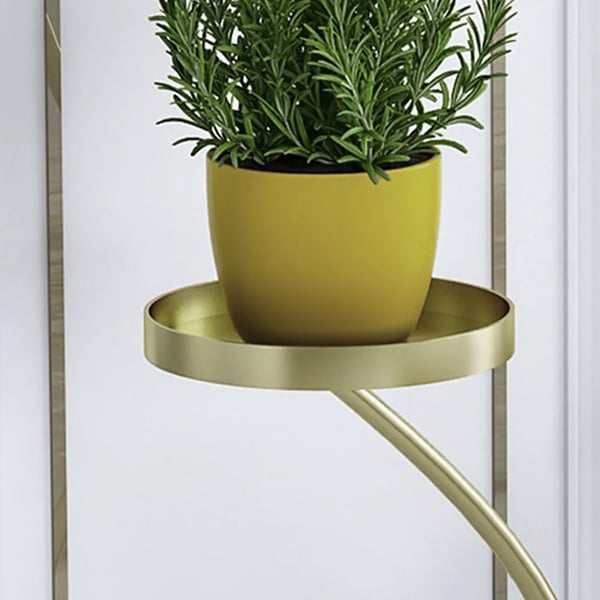 Aurora Modern Metal Plant Stand Indoor 3 Tier In Gold Color Stands