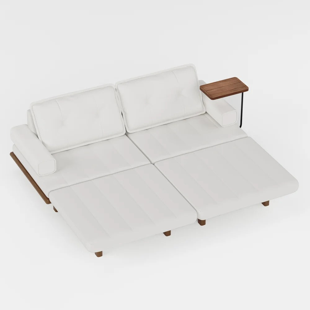 Aleeza Solid Wood Sofa Come Bed for Living Room