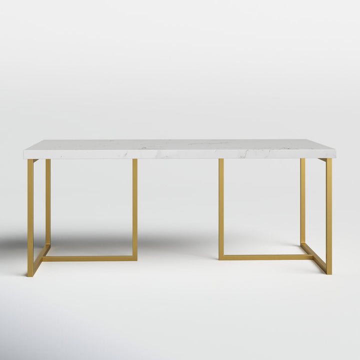 Nicole Metal And Marble Top Coffee Table