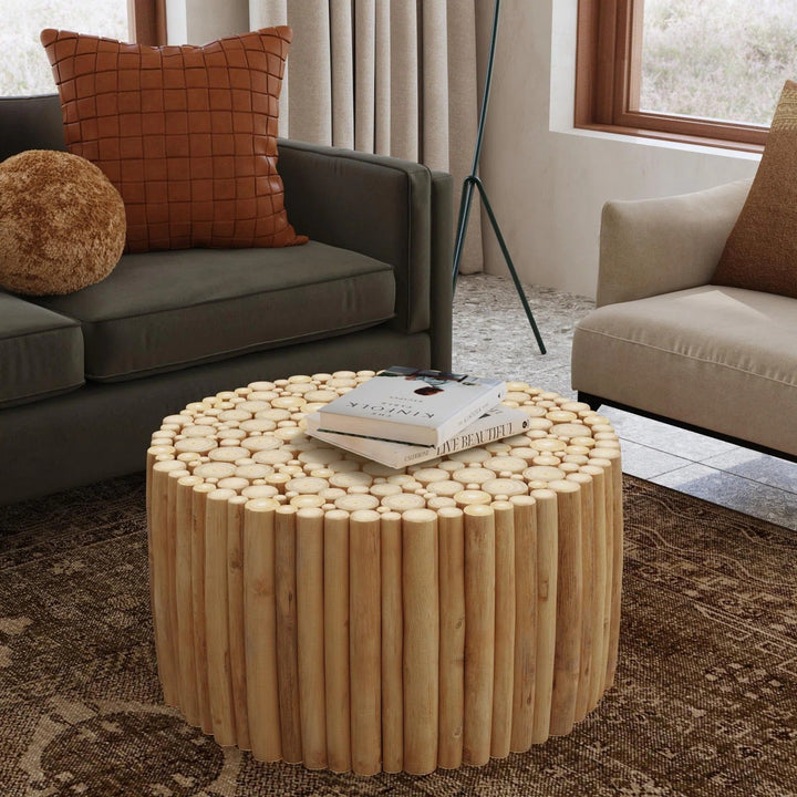 Isha Wooden Coffee Table for Living Room