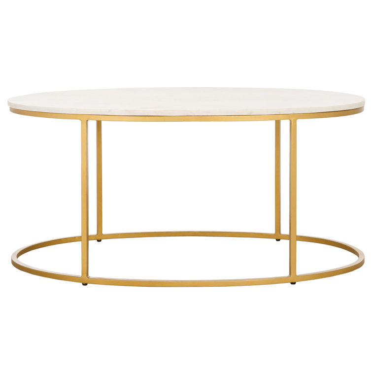 Ryan Metal And Marble Top Coffee Table