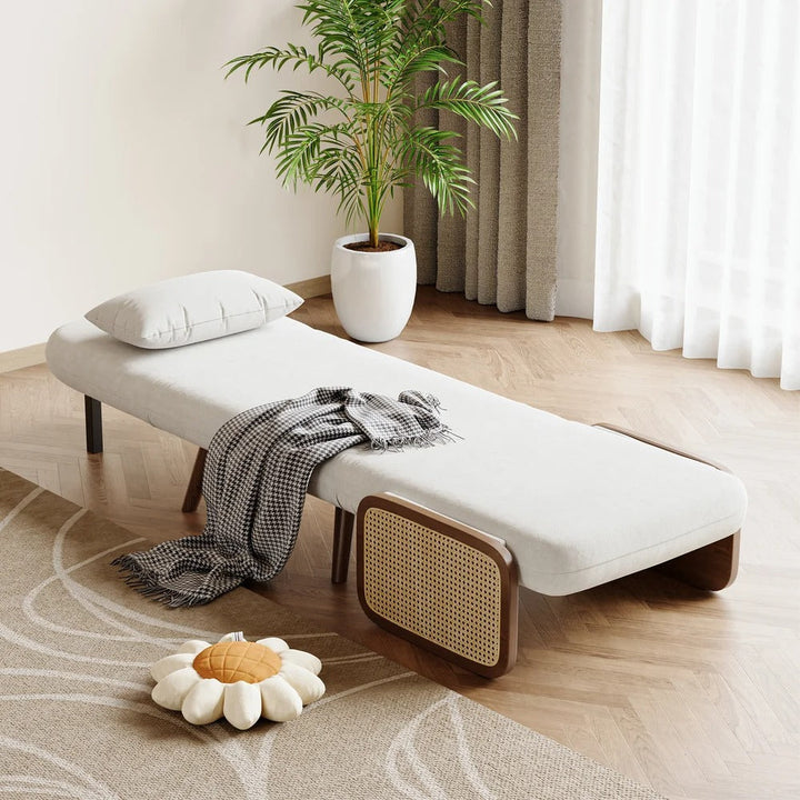 Shristi Solid Wood Sofa Come Bed for Living Room