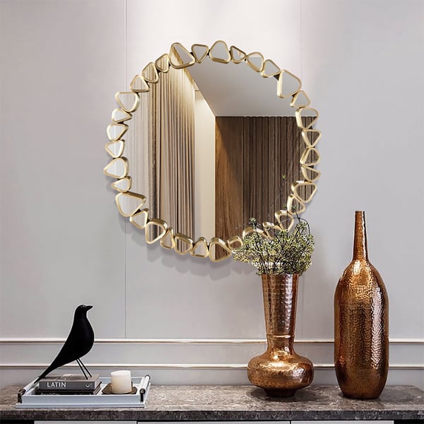 Allison Metal Wall Mirror