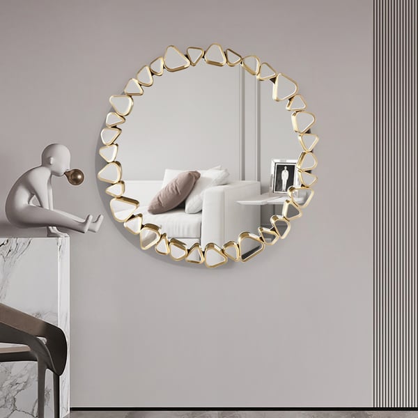 Allison Metal Wall Mirror