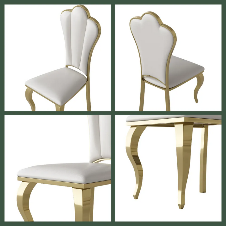 Andrei Glass Dining Table Set for 6