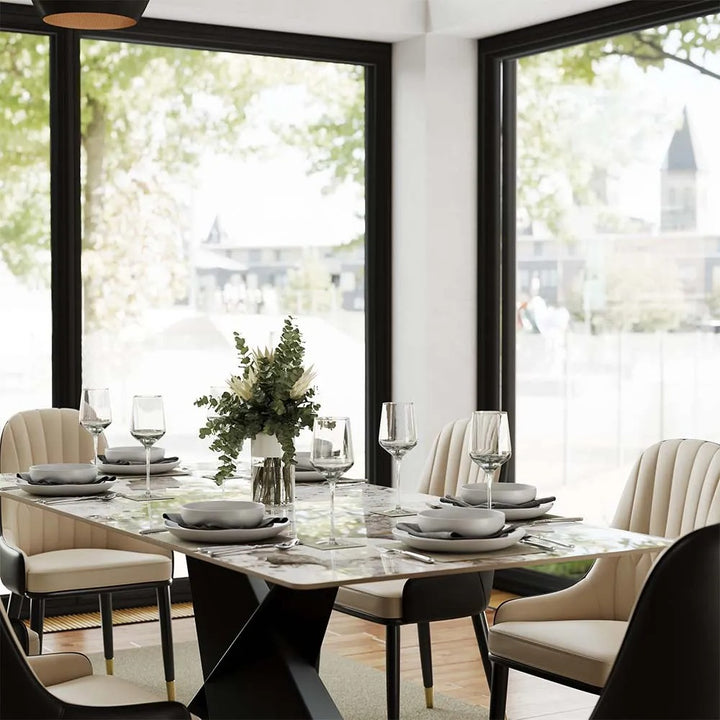Vladimir 5-Pieces Modern Dining Table Set for 4