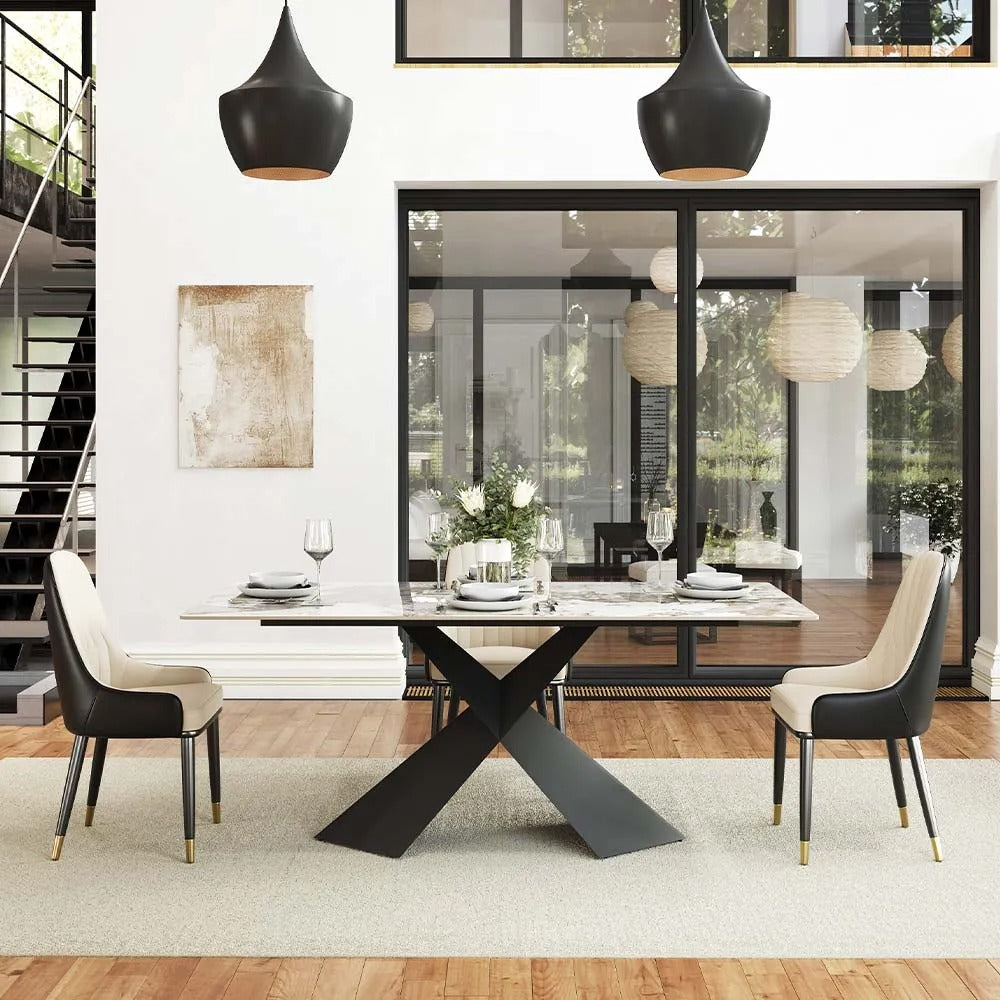 Vladimir 5-Pieces Modern Dining Table Set for 4