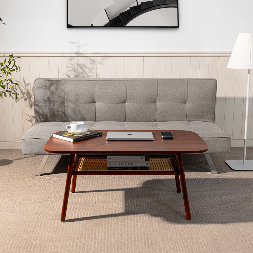 Nalini Sheesham Wood Coffee Table For Living Room