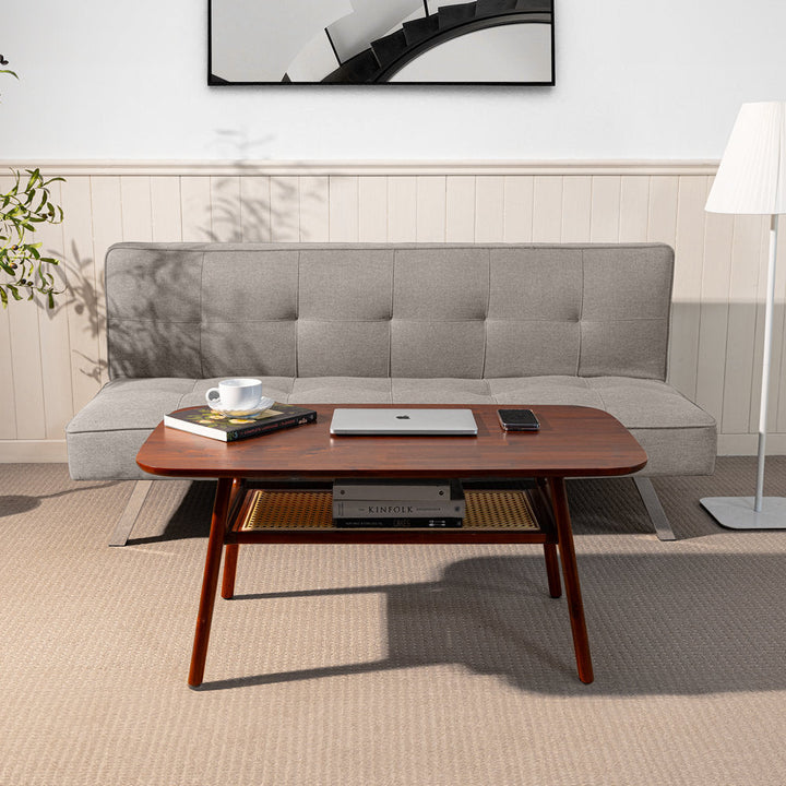 Nalini Sheesham Wood Coffee Table For Living Room