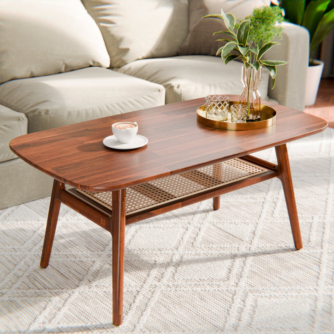 Nalini Sheesham Wood Coffee Table For Living Room