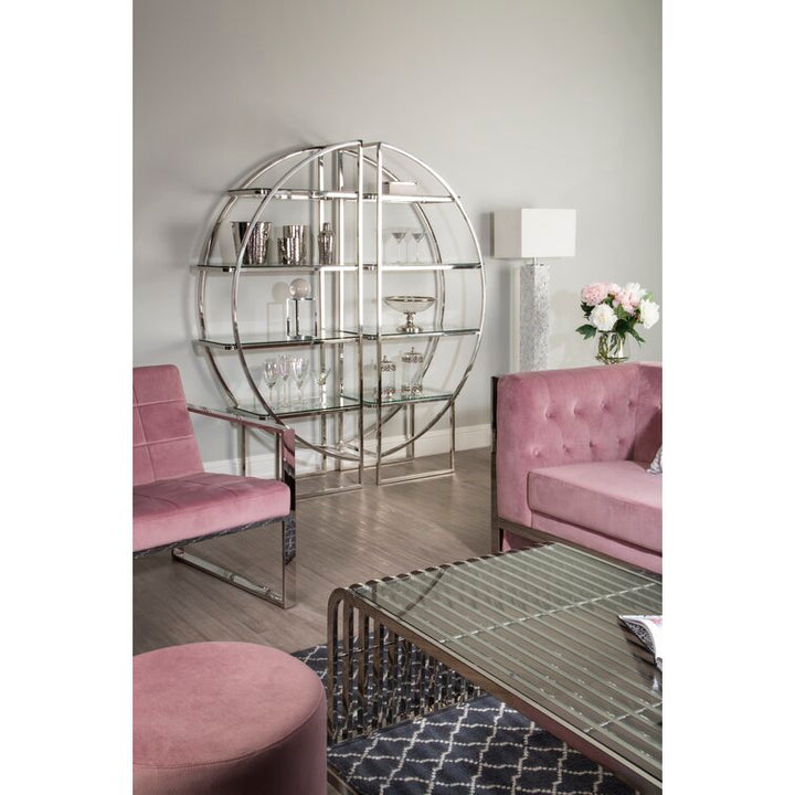 Akshara Stainless Steel With Pvd Coated Bookshelves
