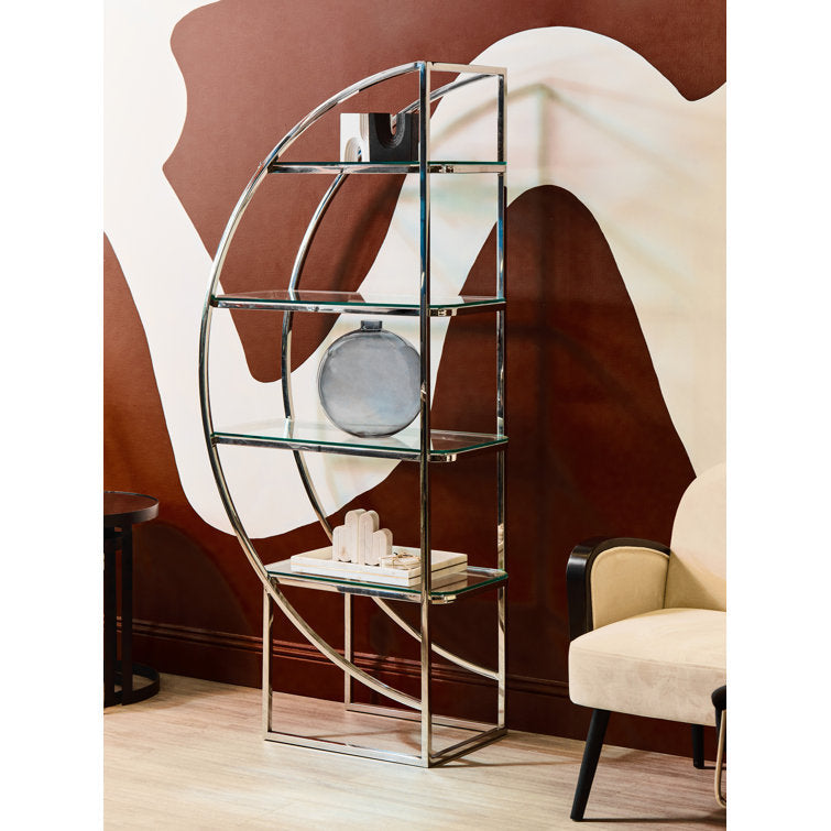 Akshara Stainless Steel With Pvd Coated Bookshelves