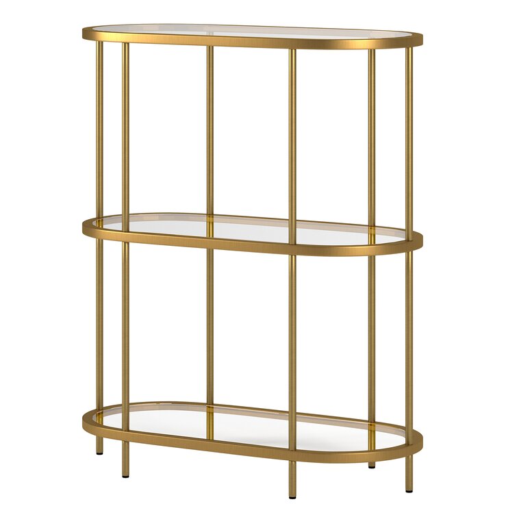 Alka Metal With Glass Top Bookshelves