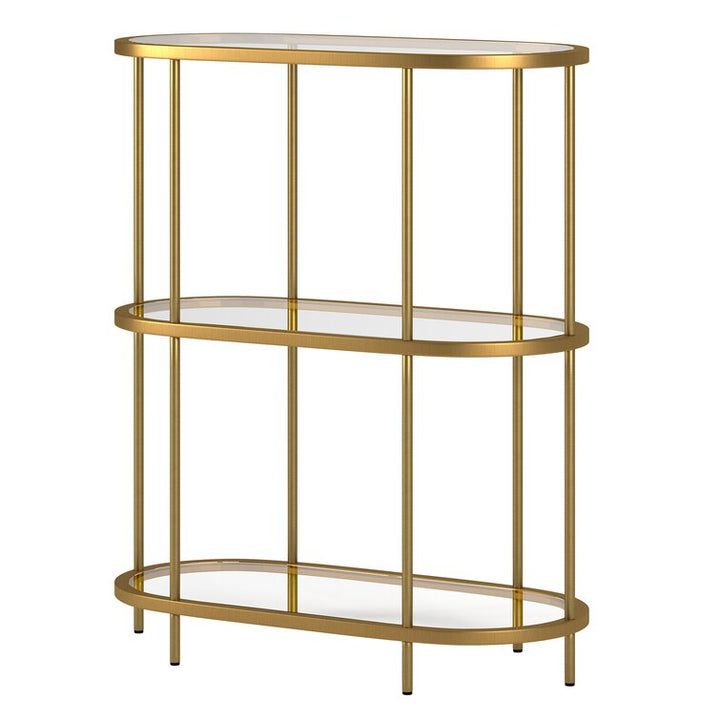 Alka Metal With Glass Top Bookshelves
