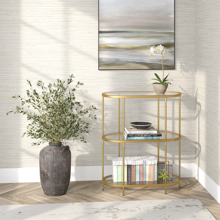 Alka Metal With Glass Top Bookshelves