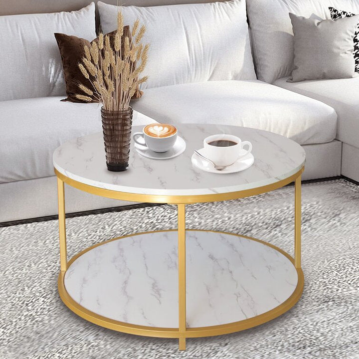Rashmi Iron Wood Coffee Table For Living Room