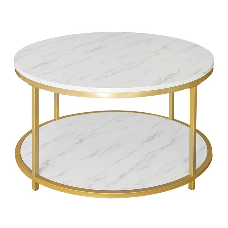Rashmi Iron Wood Coffee Table For Living Room