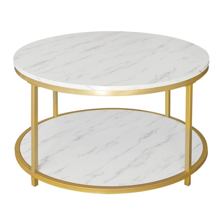 Rashmi Iron Wood Coffee Table For Living Room