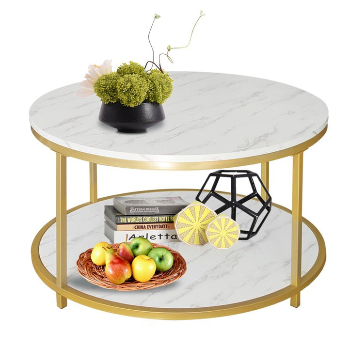 Rashmi Iron Wood Coffee Table For Living Room