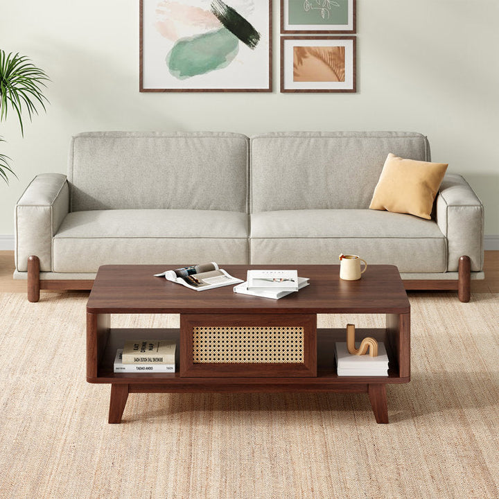 Anisha Sheesham Wood Coffee Table For Living Room