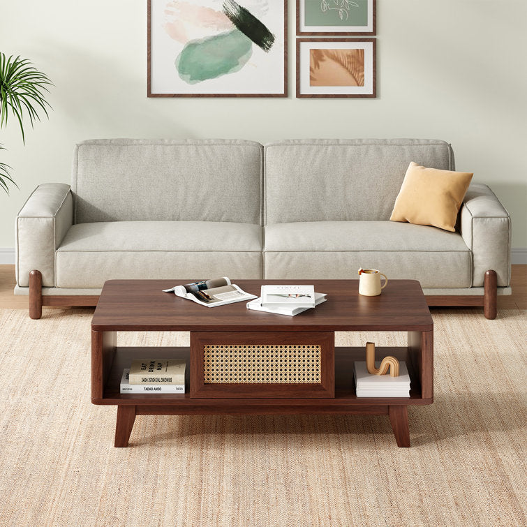 Anisha Sheesham Wood Coffee Table For Living Room