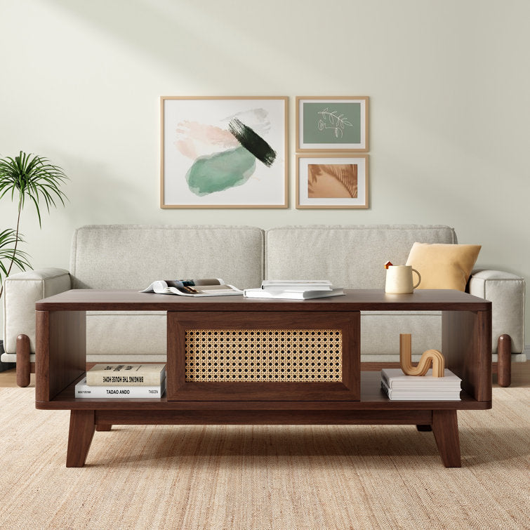 Anisha Sheesham Wood Coffee Table For Living Room