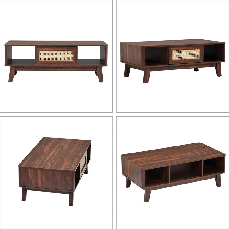 Anisha Sheesham Wood Coffee Table For Living Room