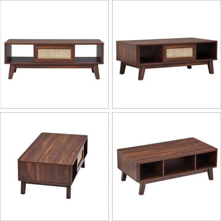 Anisha Sheesham Wood Coffee Table For Living Room