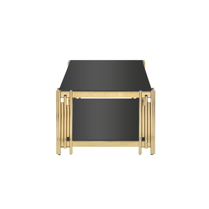 Madhavi Marble Top Metal Coffee Table