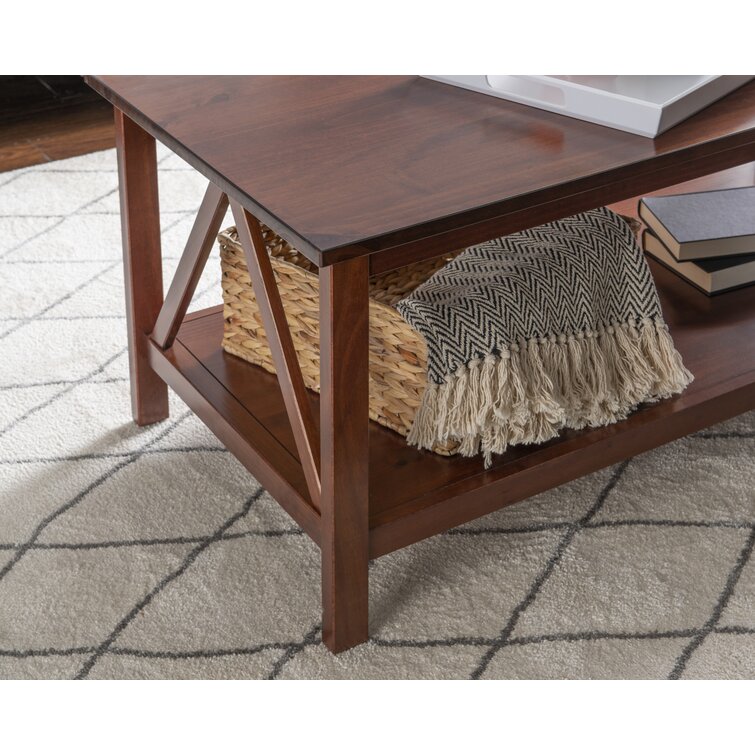 Harini Sheesham Wood Coffee Table For Living Room