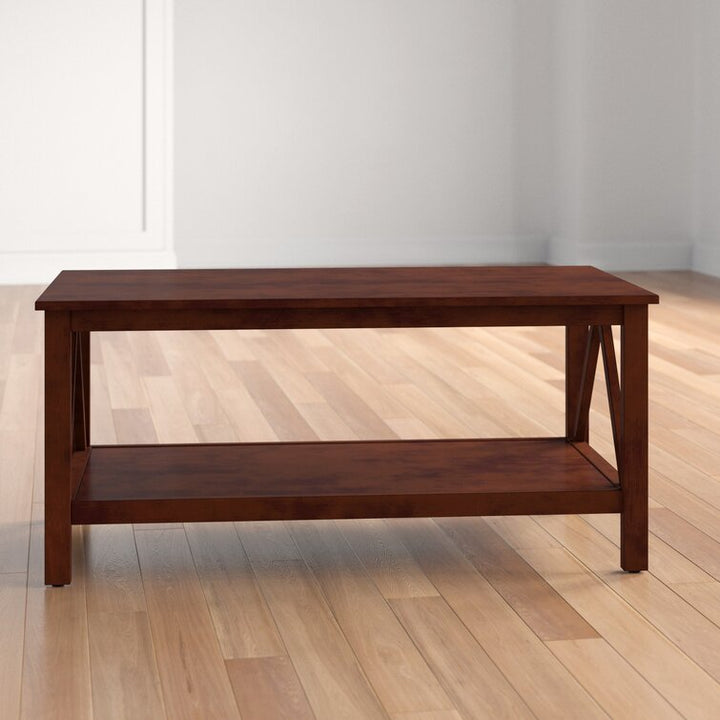 Harini Sheesham Wood Coffee Table For Living Room