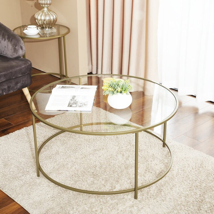 Maithili Metal Coffee Table For Living Room
