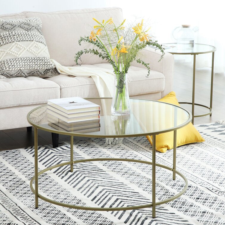 Maithili Metal Coffee Table For Living Room