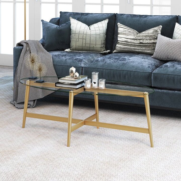 Nisha Metal Coffee Table For Living Room