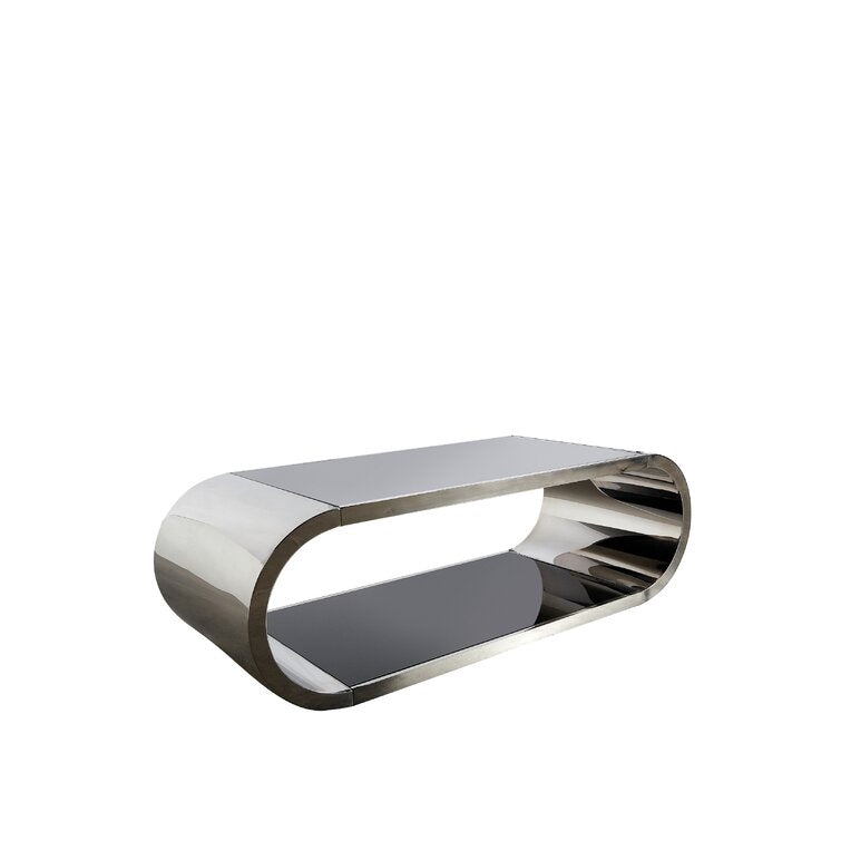 Padmaja Stainless Steel With Pvd Coated Coffee Table For Living Room
