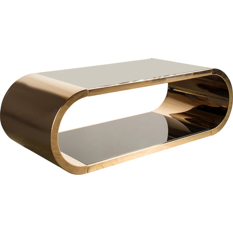 Prachi Stainless Steel With Pvd Coated Coffee Table For Living Room (Copy)