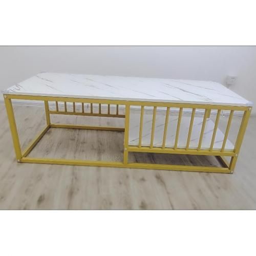Smita Metal And Marble Center Table