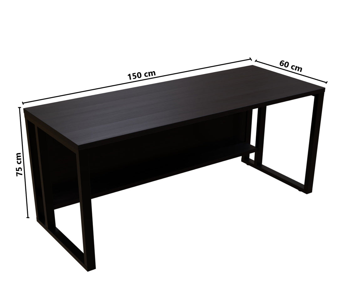 Cosmo Computer Table With Open Storage (Size: 150CMx60CMx75CM) | Computer Table | Study Table for Home