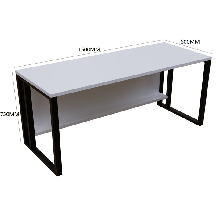 Cosmo Computer Table With Open Storage (Size: 150CMx60CMx75CM) | Computer Table | Study Table for Home