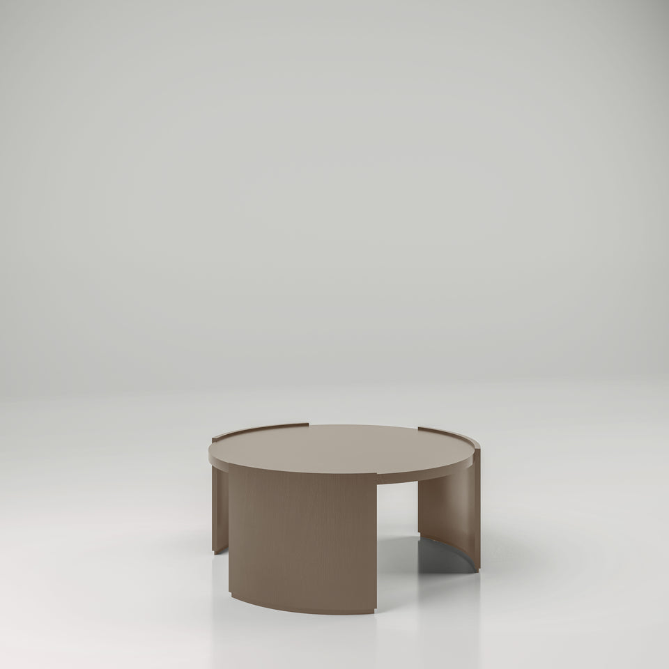 Kirti Set Of Two Coffee Tables With Curved Legs | Elegant Table