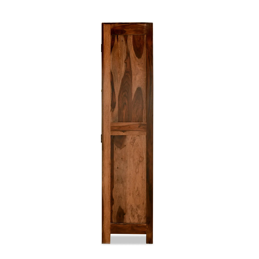 Victoria Rattan Solid Wood Sheesham Cane Bookshelves