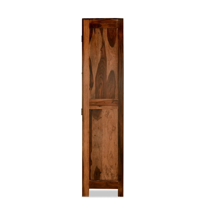Victoria Rattan Solid Wood Sheesham Cane Bookshelves