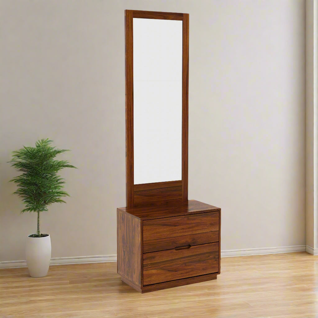 Sara Solid Sheesham Wood Dressing Table Mirror