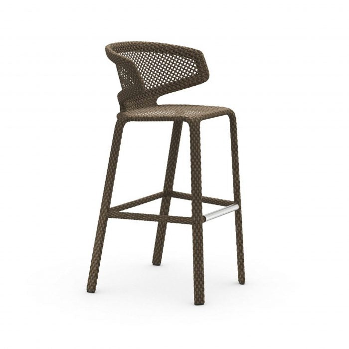 Angelo Outdoor Patio Bar Set 2 Chairs and 1 Table Set (Brown)