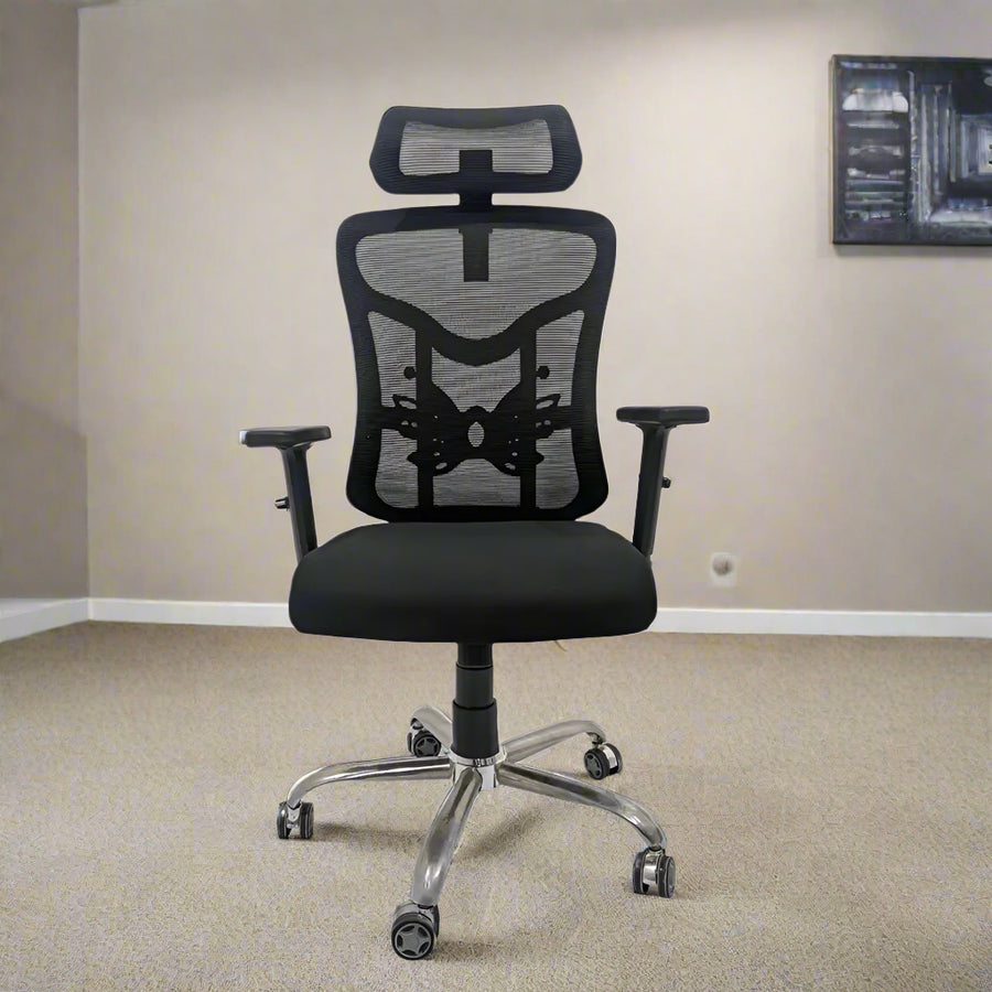 Sovereign Mesh High Back Office Chair with Head Rest