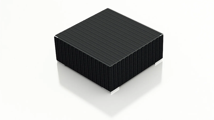 Arena Outdoor Sofa Set 7 Seater, Single seater and 1 Center Table With 1 Side Table Set (Black)